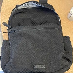 Vera Bradley XL Quilted Campus Backpack Black